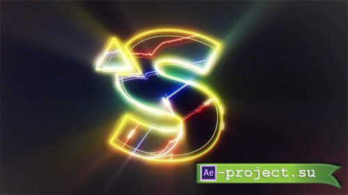 Videohive - Neon Light Logo Intro - 44505885 - Project for After Effects