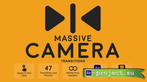 Videohive - Massive Camera Transitions - 44534667 - Project & Script for After Effects