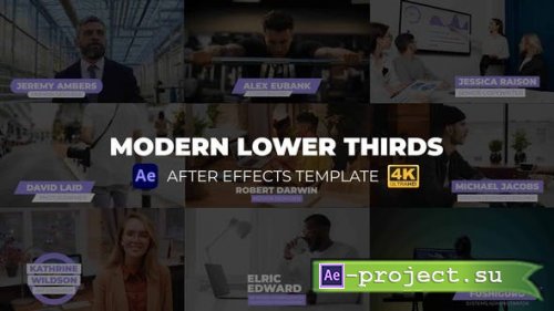 Videohive - Modern Lower Thirds | After Effects - 44590851 - Project for After Effects