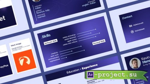 Videohive - Resume - Portfolio - 44273719 - Project for After Effects