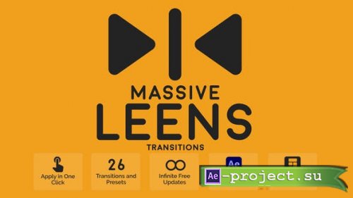 Videohive - Massive Leens Transitions - 44644987 - Project & Script for After Effects