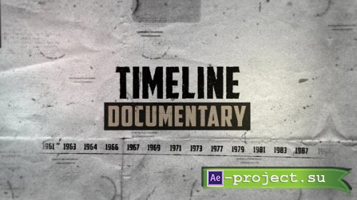 Videohive - Timeline Documentary Slideshow - 44513820 - Project for After Effects