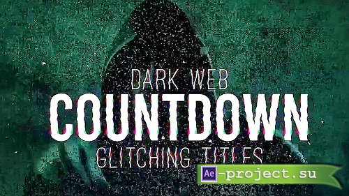 Dark Web Countdown Glitching Titles 1306893 - Premiere Pro Templates