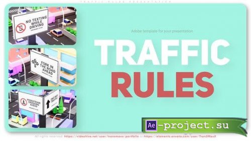 Videohive - Traffic Rules Presentation - 44627188 - Project for After Effects