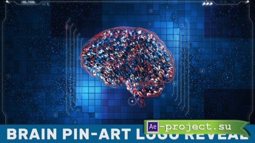 Videohive - Brain Pin-Art Logo Reveal - 44639127 - Project for After Effects