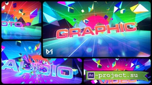 Videohive - Retro Synthwave Opener - 44644338 - Project for After Effects
