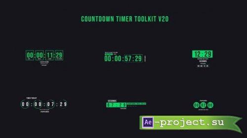 Videohive - Countdown Timer Toolkit V20 - 44669595 - Project for After Effects