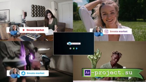 Videohive - Cool Social media lower Thirds - 44706799 - Project for After Effects