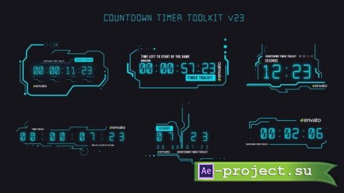 Videohive - Countdown Timer Toolkit V23 - 44689576 - Project for After Effects
