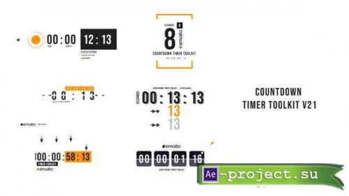 Videohive - Countdown Timer Toolkit V21 - 44688751 - Project for After Effects