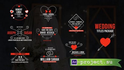 Videohive - Wedding Titles - 44705540 - Project for After Effects