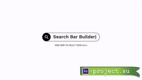Videohive - Search Bar Builder - 44664364 - Project for After Effects
