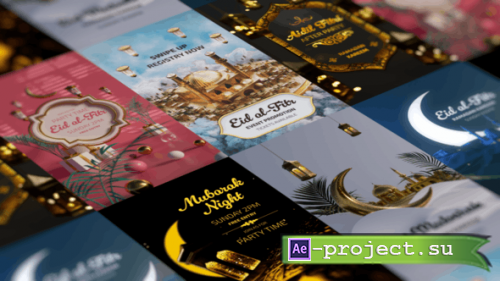 Videohive - Eid Mubarak and Ramadan Stories Pack - 44743708 - Project for After Effects
