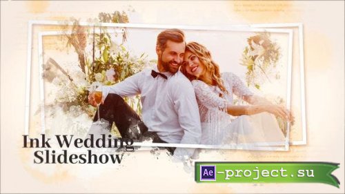 Videohive - Ink Wedding Slideshow - 44736415 - Project for After Effects