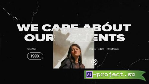 Videohive - Titles / Text - 44739260 - Project for After Effects