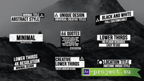 Videohive - Lower Thirds | AE - 44760513 - Project for After Effects
