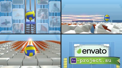 Videohive - Volleyball Logo Reveal 4 - 44751290 - Project for After Effects