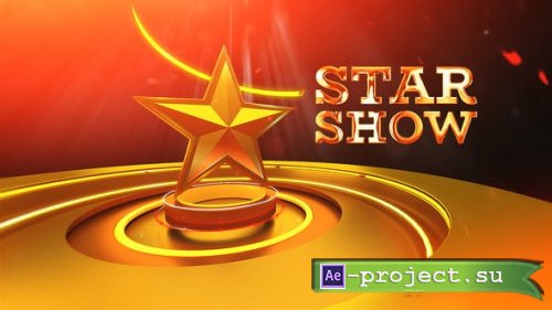Videohive - Golden Star Show - 22905026 - Project for After Effects