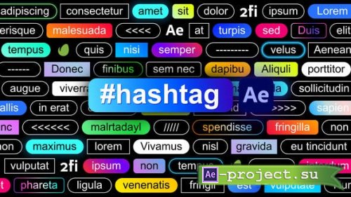 Videohive - Hashtag - 44793616 - Project for After Effects