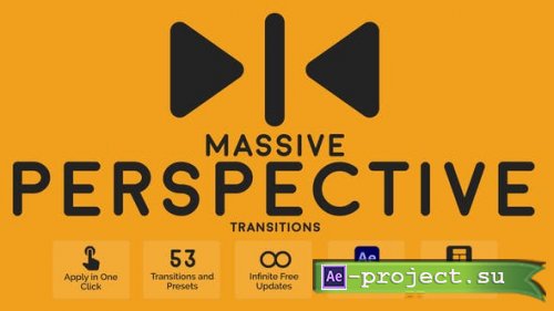 Videohive - Massive Perspective Transitions - 44907616 - Project & Script for After Effects