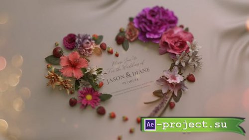 Videohive - Floral Wedding Slideshow - 44798936 - Project for After Effects
