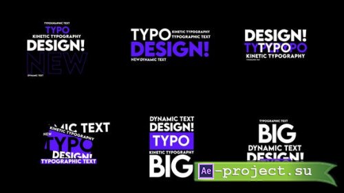 Videohive - Kinetic Text Ver 2 - 44827673 - Project for After Effects