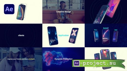 Videohive - App Promo Stomp - Phone 14 - 44812368 - Project for After Effects