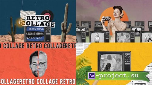 Videohive - Retro Collage - 44856339 - Project for After Effects