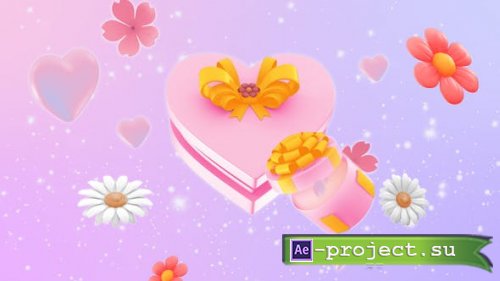 Videohive - Mother's Day Gift Box Logo Reveal - 44864519 - Project for After Effects