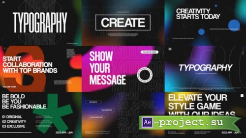 Videohive - Typography Slides - 44816100 - Project for After Effects