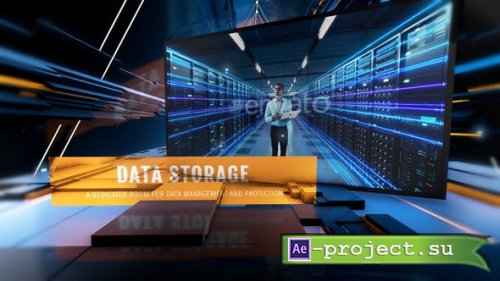 Videohive - Data Triangle Tunnel - 44825634 - Project for After Effects