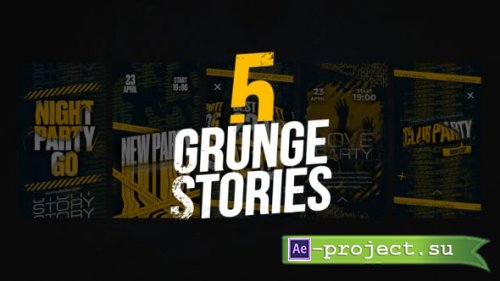 Videohive - 5 Grunge Stories - 44871934 - Project for After Effects