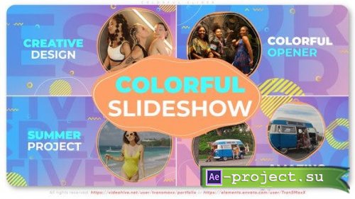 Videohive - Colorful Slides - 44930461 - Project for After Effects