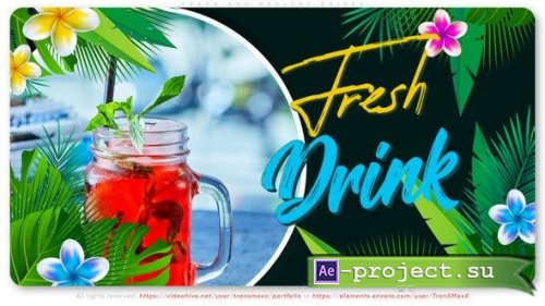 Videohive - Fresh And Healthy Drinks - 44930555 - Project for After Effects