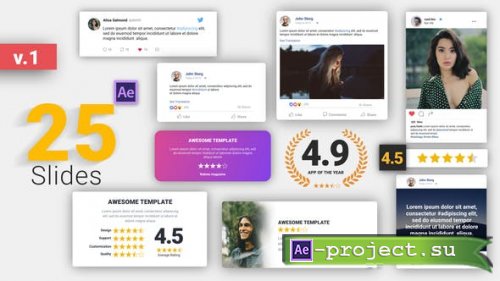 Videohive - Testimonial And Review Tool - 24215925 - Project for After Effects