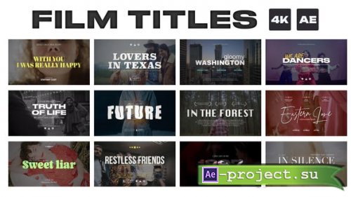 Videohive - Cinematic Film Titles | AE - 44919874 - Project for After Effects