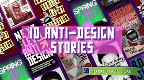 Videohive - 10 Anti Design Templates - 44928392 - Project for After Effects
