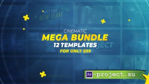 Videohive - Cinematic Mega Bundle - 37068546 - Project for After Effects