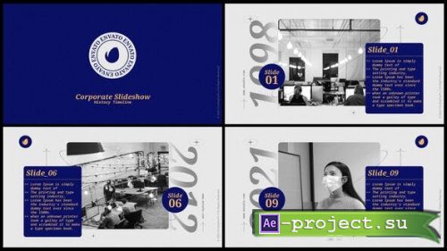 Videohive - Corporate Slides // History Timeline - 39199719 - Project for After Effects