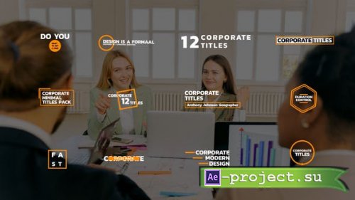 Videohive - Modern Corporate Titles  AE - 44958885 - Project for After Effects
