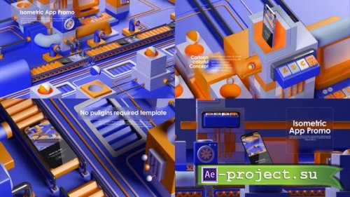 Videohive - Isometric App MockUp Promo - 44938793 - Project for After Effects