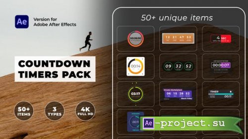 Videohive - Countdown Timers Pack - 33975859 - Project for After Effects