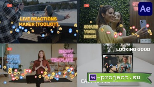 Videohive - Live Reactions Maker (Toolkit) for After Effects - 44958816 - Project for After Effects