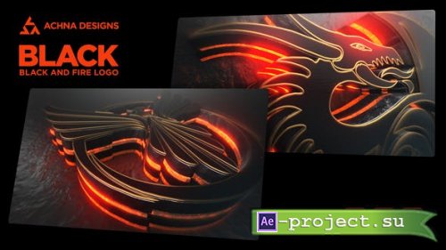 Videohive - Black Epic And Fire Logo - 43743765 - Project for After Effects