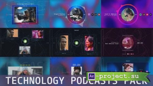 Videohive - Technology Podcasts Pack - 44960552 - Project for After Effects