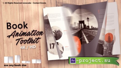 Videohive - Book Animation Toolkit V5 - 21751656 - Project for After Effects