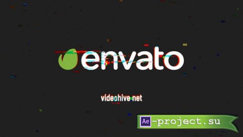 Videohive - Tetromino Glitch Logo - 44942117 - Project for After Effects
