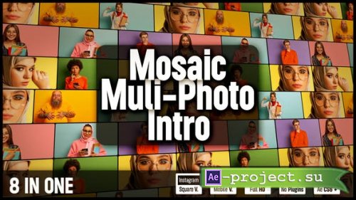 Videohive - Mosaic Multi-Photo Intro - 40655053 - Project for After Effects