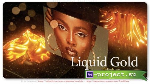 Videohive - Liquid Gold Slideshow - 45074610 - Project for After Effects