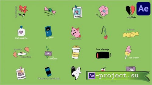 Videohive - Cartoon Comic Titles for After Effects - 45087387 - Project for After Effects